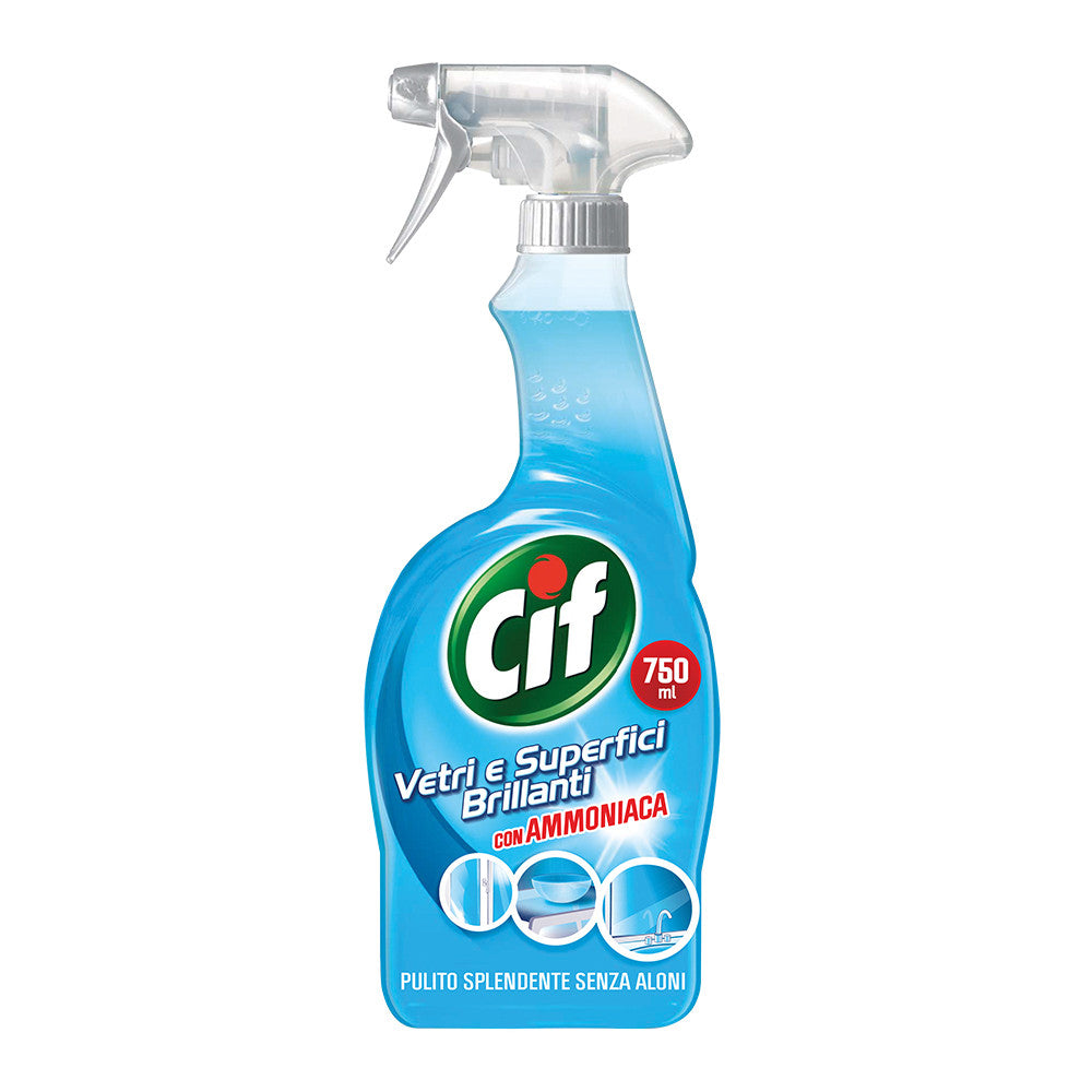 CIF Vetri Glass Cleaning Spray (750ml)