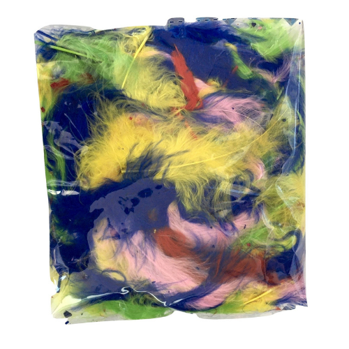 NEW Coloured Feathers Packet - Bright Colours