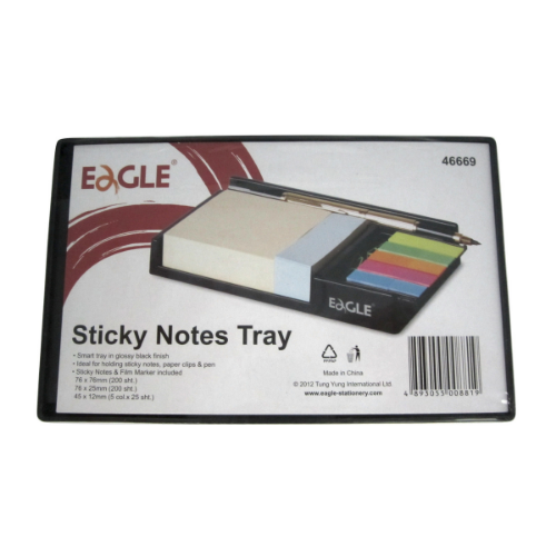 Sticky Notes - Eagle Sticky Notes / Self-Adhesive Notes Tray