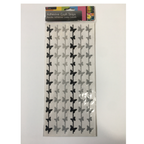 Stickers - Butterfly Adhesive Strips (Silver and Gold Sets)