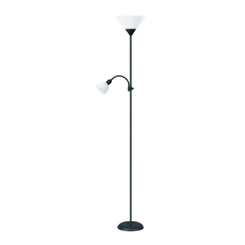 Platinet Floor Lamp E27 + E24 Grey