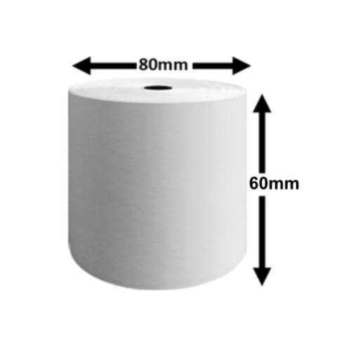 Cash Rolls Thermal - 80mm x 60mm (For Cash Registers)