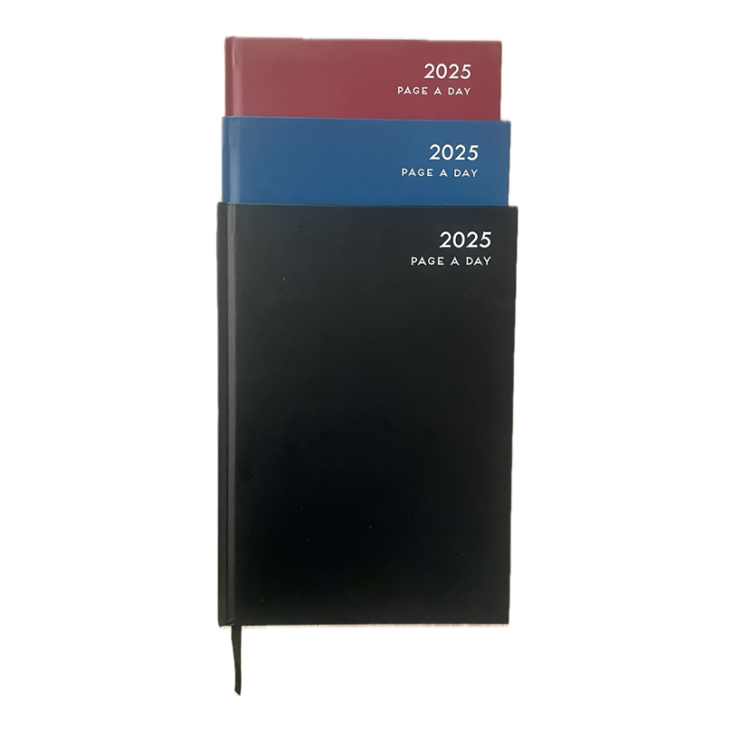 2025 A5 Size Diary - A Day a Page