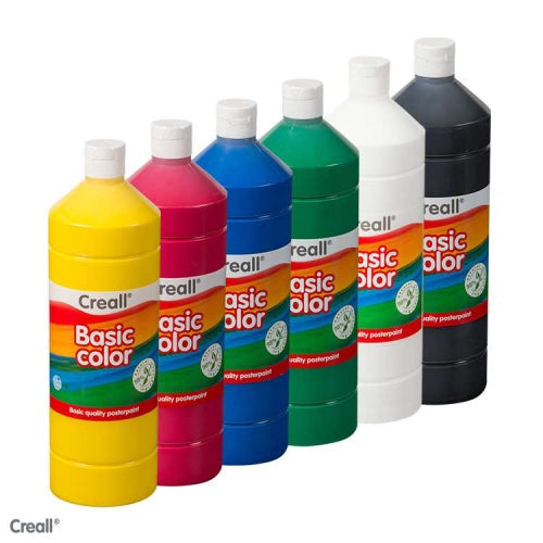 Paint - Poster - 1L Poster Paints (Primary Colours) - Creall