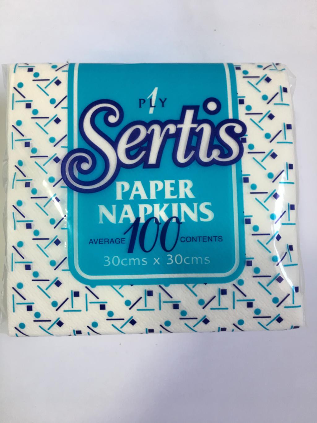 Sertis Paper Napkins (Pack x100)