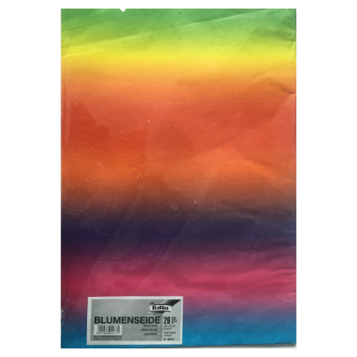 Sheet of Rainbow Tissue Paper (50 x 70 cm)
