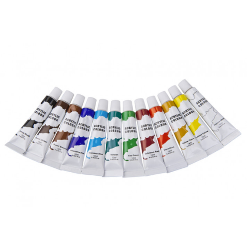 Paint - Acrylic - Acrylic Paint Set x12 - 12ml - Normal Quality