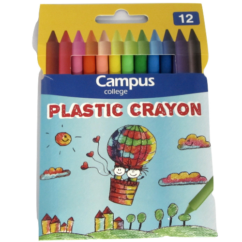 Crayons - Coloured Crayons (Set of 12) (Campus)
