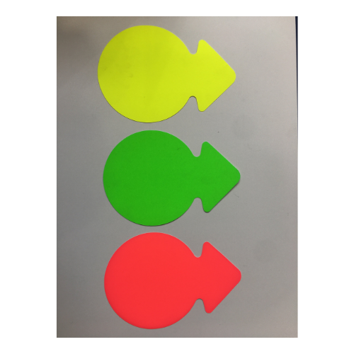Sticky Notes - Highlighted Carton Arrows (Circular)