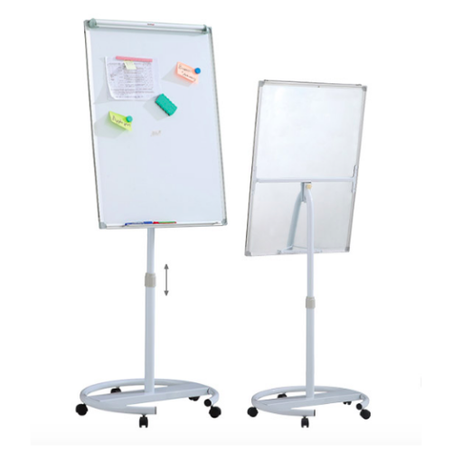 Flip Chart Stand with Wheels - 90 x 60 cms
