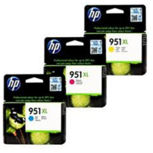 Ink Cartridges - HP 951xl Colour