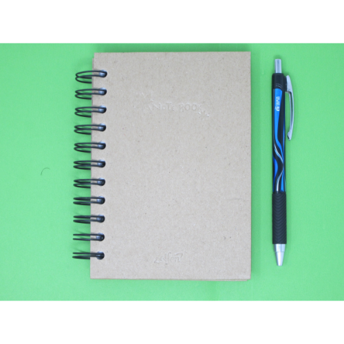 SPECIAL OFFER - Recycled Paper Notebook (160 x 110mm) with 1 Ball Point Pen