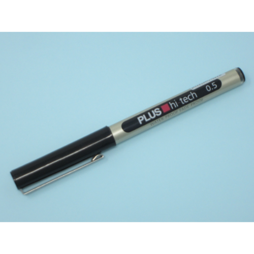 Pens - Plus Hi-Tech Pen Black Waterproof / Fade Proof