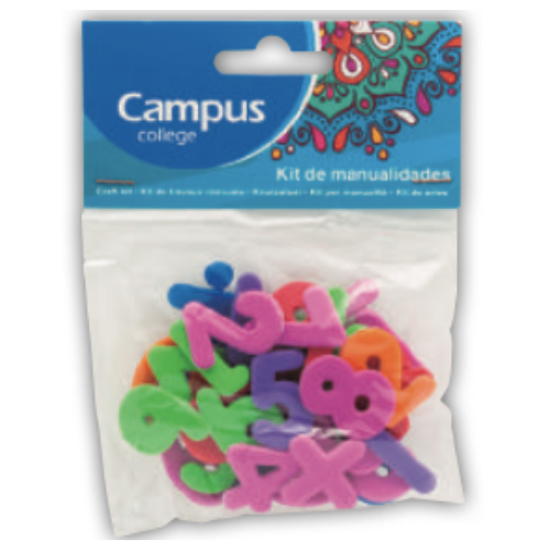 Crafts Campus - Numbers - (Packet of 30 pieces)