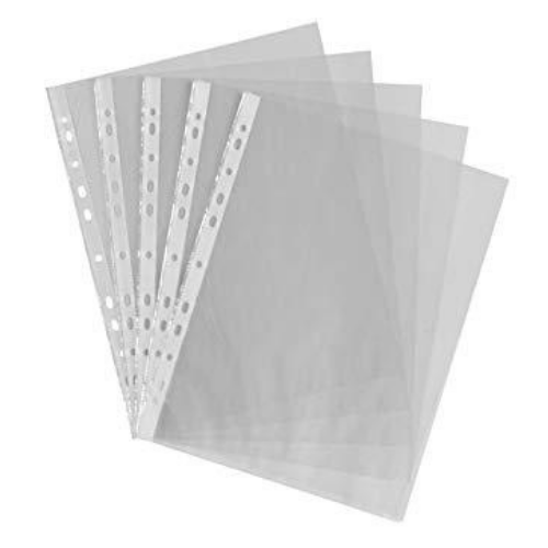 Folders - A4 Punched Pockets (Box of 100)