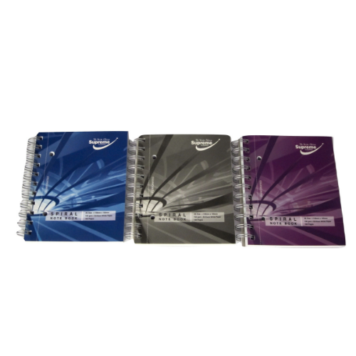 Notebooks - Supreme Spiral Notebook A6 - 148 x 105mm - 160 pages