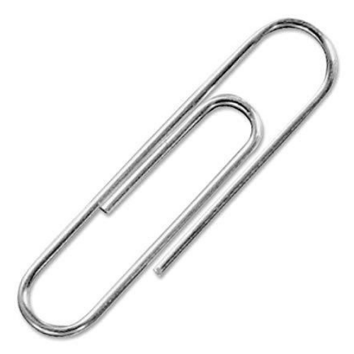 Clips - Paper Clips - Metal (x4 sizes) (Box of 100 pieces per size)