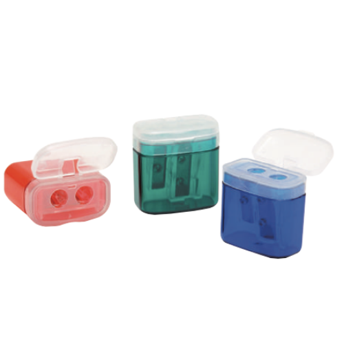 Sharpener - Double (with Rectangular Container) (Campus)