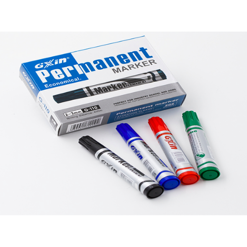 Markers - Permanent Marker - Black - GXIN